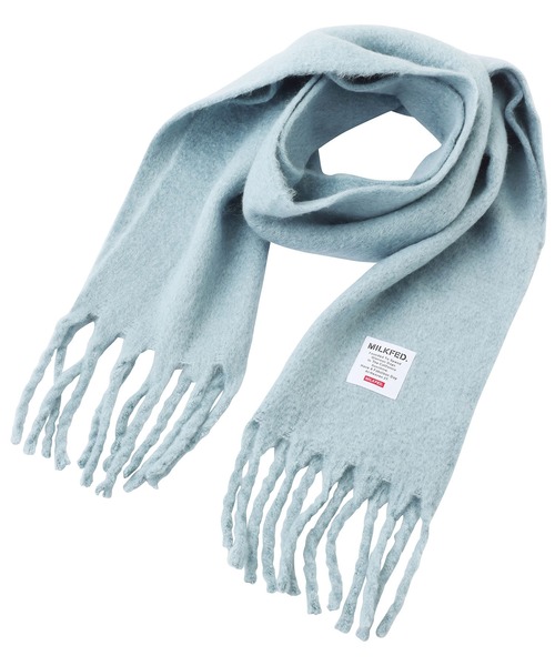 MILKFED.(ミルクフェド)の「BASIC SOLID STOLE(ストール/ショール・レディース・ライトブルー/チャコール/グレー/オフホワイト・ONE SIZE)」の4枚目の写真