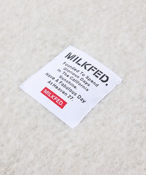 MILKFED.(ミルクフェド)の「BASIC SOLID STOLE(ストール/ショール・レディース・ライトブルー/チャコール/グレー/オフホワイト・ONE SIZE)」の9枚目の写真