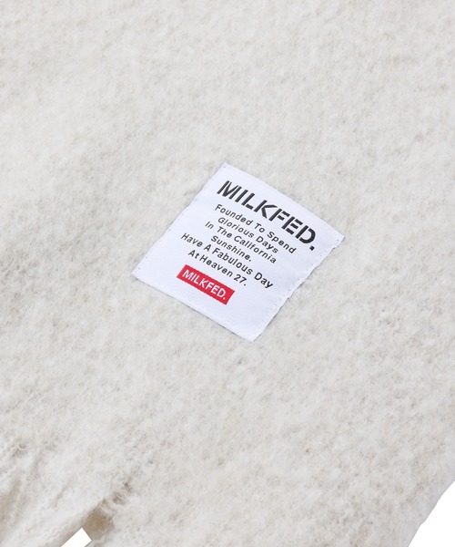 MILKFED.(ミルクフェド)の「BASIC SOLID STOLE(ストール/ショール・レディース・ライトブルー/チャコール/グレー/オフホワイト・ONE SIZE)」の11枚目の写真