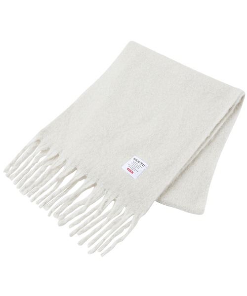 MILKFED.(ミルクフェド)の「BASIC SOLID STOLE(ストール/ショール・レディース・ライトブルー/チャコール/グレー/オフホワイト・ONE SIZE)」の12枚目の写真