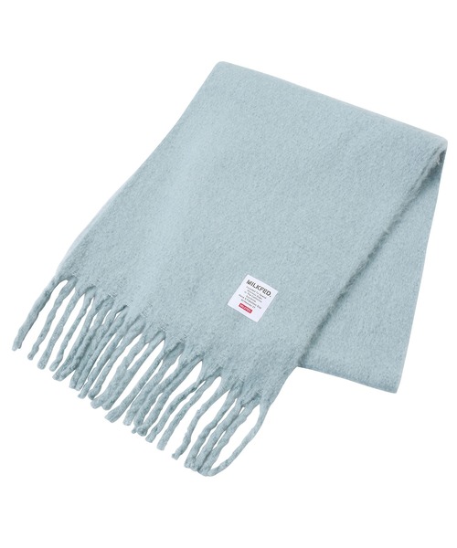 MILKFED.(ミルクフェド)の「BASIC SOLID STOLE(ストール/ショール・レディース・ライトブルー/チャコール/グレー/オフホワイト・ONE SIZE)」の15枚目の写真