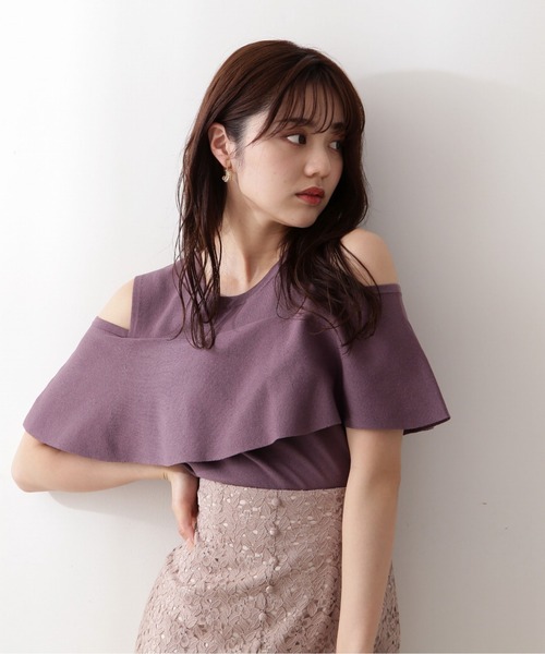 PROPORTION BODY DRESSING(プロポーションボディドレッシング)の「ショルダーフレアニット / 1212270700(ニット/セーター・レディース・ブラック/グリーン/ブラウン系その他・FREE)」の11枚目の写真