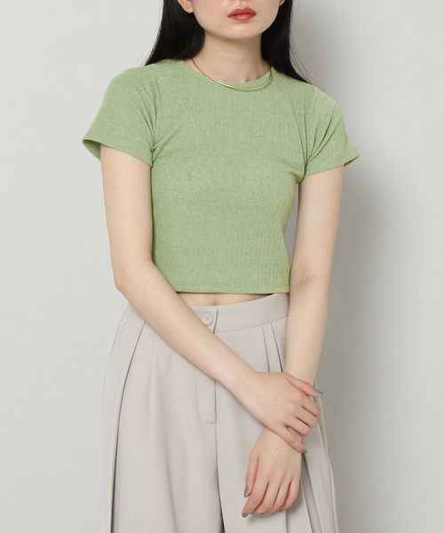 ALAND(エーランド)の「3.3Field Trip/BASIC CAP T 2297676(Tシャツ/カットソー・レディース・ライトブルー/セージグリーン/アイボリー・FREE)」の2枚目の写真