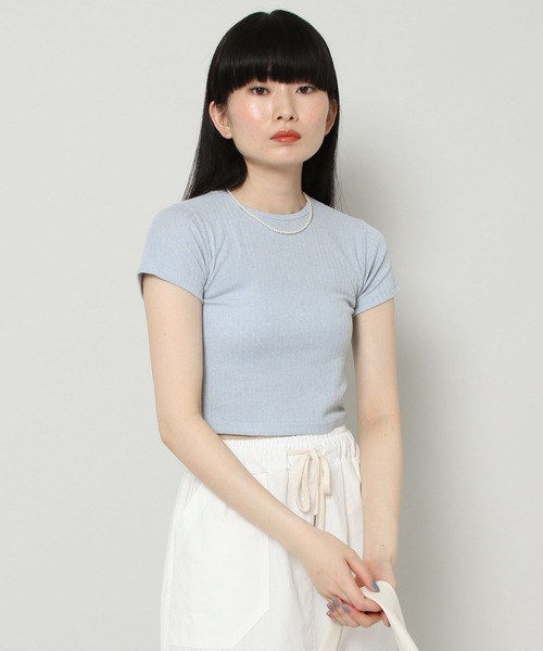 ALAND(エーランド)の「3.3Field Trip/BASIC CAP T 2297676(Tシャツ/カットソー・レディース・ライトブルー/セージグリーン/アイボリー・FREE)」の10枚目の写真