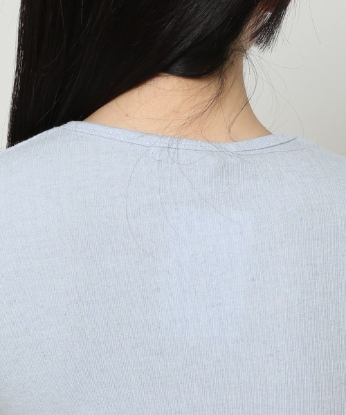 ALAND(エーランド)の「3.3Field Trip/BASIC CAP T 2297676(Tシャツ/カットソー・レディース・ライトブルー/セージグリーン/アイボリー・FREE)」の17枚目の写真