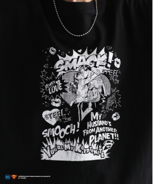 DISCUS(ディスカス)の「DISCUS『SUPERMAN』ビッグシルエットTシャツ(Tシャツ/カットソー・レディース・ブラック/ホワイト・M)」の14枚目の写真