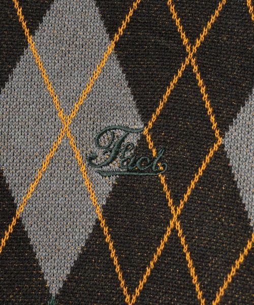 WHO'S WHO gallery（フーズフーギャラリー）の「《WEB限定》COOPER FACTアーガイルポロニット（ポロシャツ・メンズ・ブラック/ネイビー・FREE）」の5枚目の写真