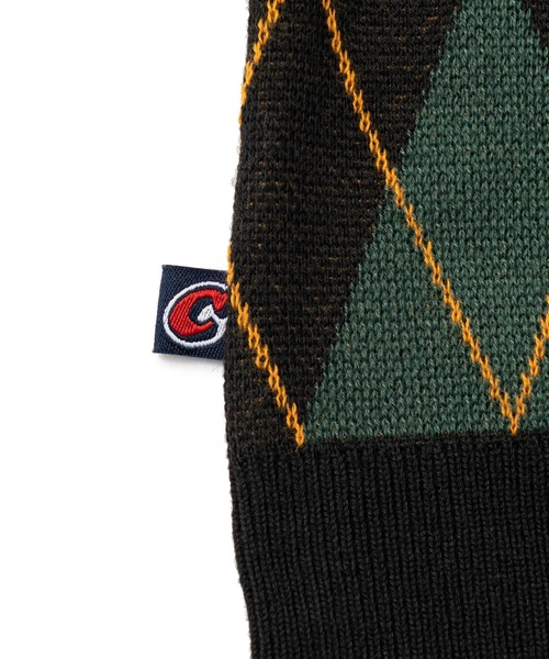 WHO'S WHO gallery（フーズフーギャラリー）の「《WEB限定》COOPER FACTアーガイルポロニット（ポロシャツ・メンズ・ブラック/ネイビー・FREE）」の6枚目の写真