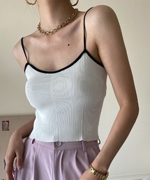 MANGROVE | クロップドバイカラーキャミソール(キャミソール)