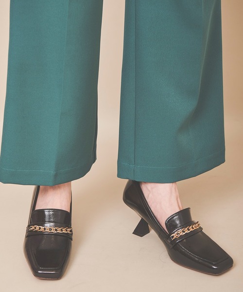 31 Sons de mode(トランテアン ソン ドゥ モード)の「ローファー風パンプス(パンプス・レディース・クリーム/ピンク/ダークブラウン・M/S/L)」の4枚目の写真