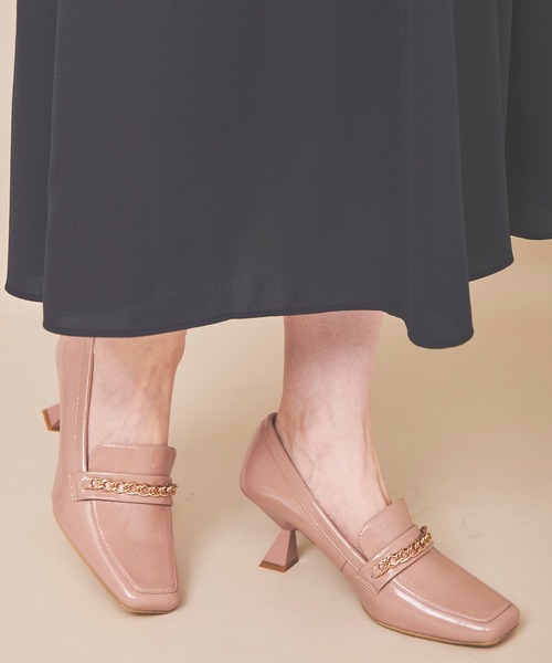 31 Sons de mode(トランテアン ソン ドゥ モード)の「ローファー風パンプス(パンプス・レディース・クリーム/ピンク/ダークブラウン・M/S/L)」の8枚目の写真