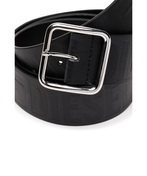 DIESEL(ディーゼル)の「メンズ カウレザー デボスロゴ ベルト DIESEL LOGO B-ILLY II BELT(ベルト・メンズ・ブラック/ブラウン/カーキ・95/90/80/100/85)」の20枚目の写真
