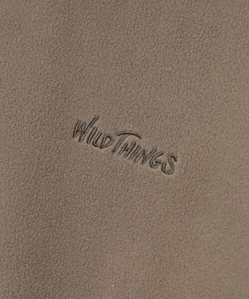 WILD THINGS(ワイルドシングス)の「<UNISEX>WILD THINGS × BEAMS GOLF / 別注 POLARTEC(R) フリース パーカ(ブルゾン・メンズ・ブラック/ベージュ・S/M/L)」の11枚目の写真