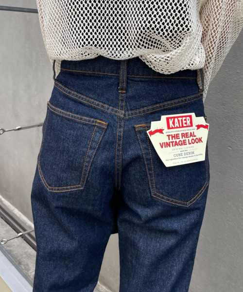 CIAOPANIC（チャオパニック）の「ロールアップデニムKATER（デニムパンツ・レディース・ブラック/ブルー・SMALL/MEDIUM）」の15枚目の写真