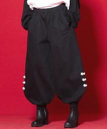 ankoROCK | チャイナボタンバルーンリブワイドパンツ -メガ-(その他パンツ)