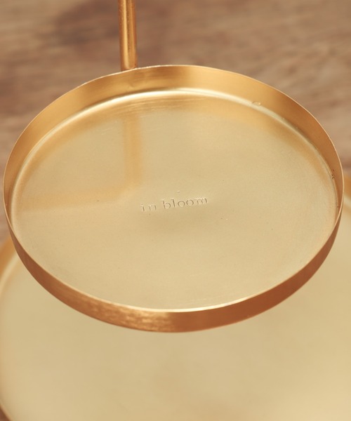 BIRTHDAY BAR（バースデイバー）の「in bloom｜ ツーレイヤートレイ（収納グッズ・レディース・ゴールド・フリー）」の6枚目の写真