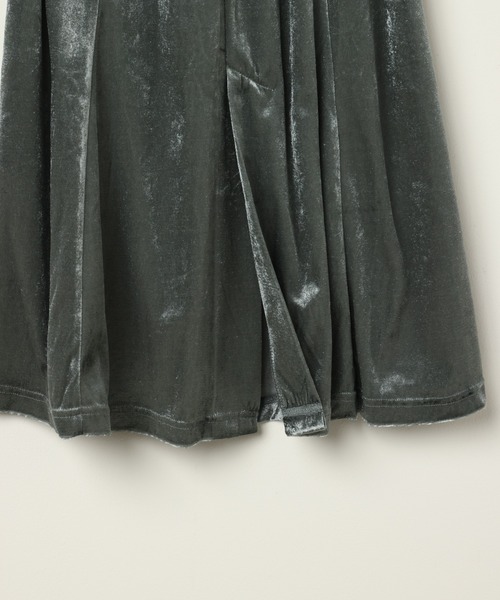 DuKKah（デュカ）の「Dukkah/【低身長向け】ベロアスリットマーメイドスカート（スカート・レディース・ブラック/グレー・X-SMALL）」の10枚目の写真