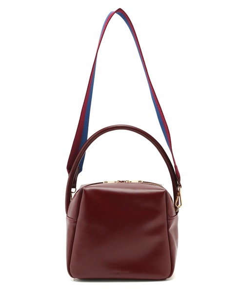 ADAM ET ROPE'（アダムエロペ）の「【2WAY】ワンハンドルMINIキューブバッグ（ハンドバッグ・レディース・ブラック/ワイン・FREE）」の12枚目の写真