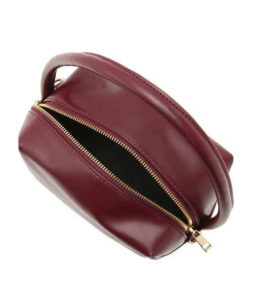 ADAM ET ROPE'（アダムエロペ）の「【2WAY】ワンハンドルMINIキューブバッグ（ハンドバッグ・レディース・ブラック/ワイン・FREE）」の13枚目の写真