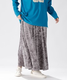 niko and... | ベロアロングフレアスカート(スカート)