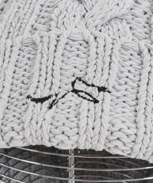 CALL&RESPONSE（コールアンドレスポンス）の「mko10710- SAISENTAKU-ケーブル編みニットキャップ（ニットキャップ/ビーニー・メンズ・グレー/ベージュ/ブラック・FREE）」の15枚目の写真