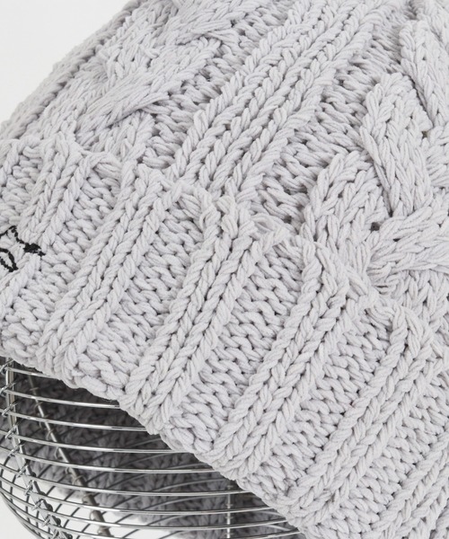 CALL&RESPONSE（コールアンドレスポンス）の「mko10710- SAISENTAKU-ケーブル編みニットキャップ（ニットキャップ/ビーニー・メンズ・グレー/ベージュ/ブラック・FREE）」の16枚目の写真