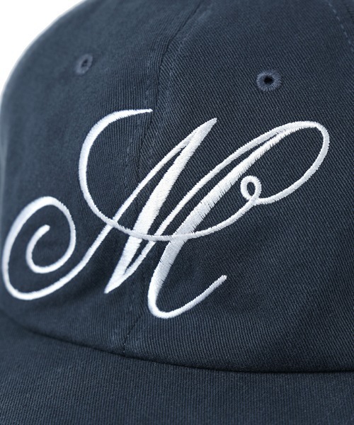 MAHAGRID（マハグリッド）の「『mahagrid/マハグリッド』M LOGO BALL CAP/ロゴデザイン ボールキャップ（キャップ・レディース・ブラック/ネイビー・FREE）」の10枚目の写真