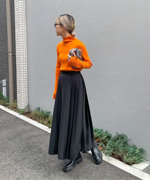 feepur（フェピュール）の「サイドプリーツロングスカート（スカート