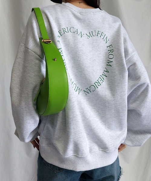 me+em select（ミームセレクト）の「※※【 ２ｗａｙ 】ハーフムーンフォルムハンドバッグ（ハンドバッグ・レディース・ブラック/アイボリー/グリーン/オレンジ・FREE）」の19枚目の写真