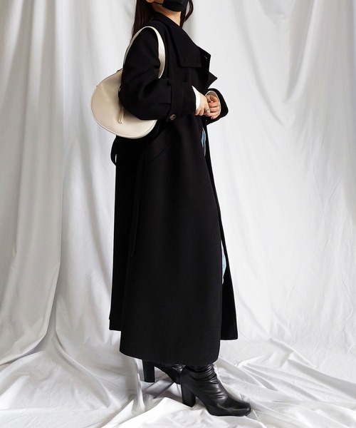 me+em select（ミームセレクト）の「※※【 ２ｗａｙ 】ハーフムーンフォルムハンドバッグ（ハンドバッグ・レディース・ブラック/アイボリー/グリーン/オレンジ・FREE）」の10枚目の写真