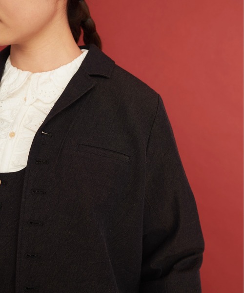 Malle（マル）の「Malle ウール/コットン/リネン サックコート（その他アウター・レディース・ネイビー・FREE）」の17枚目の写真