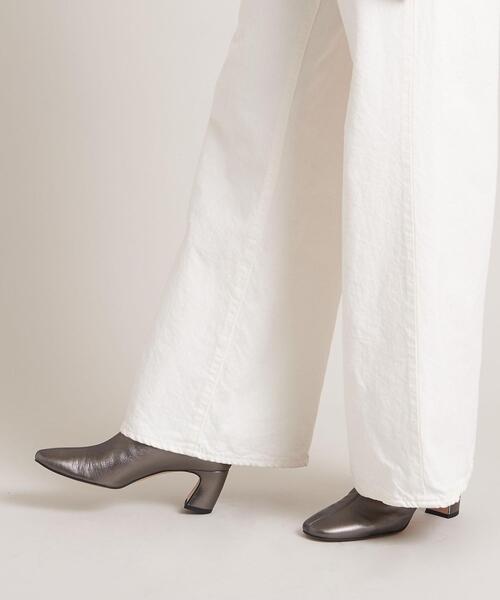 ODETTE E ODILE（オデットエオディール）の「センターシーム ショートブーツ60↓↑（ブーツ・レディース・ブラック/ベージュ/シルバー・22cm/22.5cm/23cm/23.5cm/24cm/24.5cm/25cm/21.5cm）」の13枚目の写真