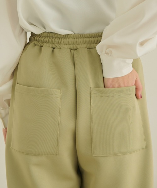 MERLOT（メルロー）の「ラインスリットパンツ（スラックス・レディース・ブラック/グレイッシュベージュ・FREE）」の19枚目の写真