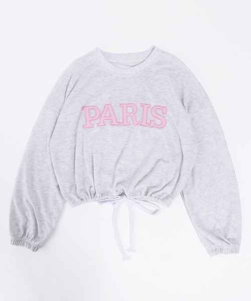 WC（ダブル シー）の「PARISロゴライトスウェット（スウェット・レディース・ブラック/グレー・FREE）」の12枚目の写真