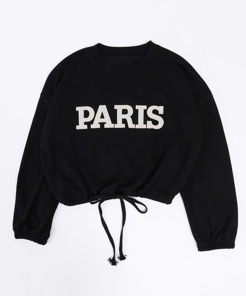 WC（ダブル シー）の「PARISロゴライトスウェット（スウェット・レディース・ブラック/グレー・FREE）」の13枚目の写真