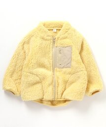 ゆったりファーフリースジャケット