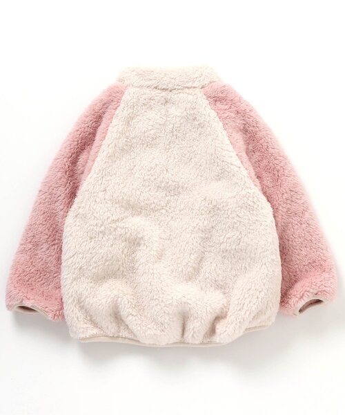 apres les cours（アプレレクール）の「ゆったりファーフリースジャケット（その他アウター・キッズ・パープル/イエロー/アイボリー/ピンク・110/100/130/80/90/120）」の13枚目の写真