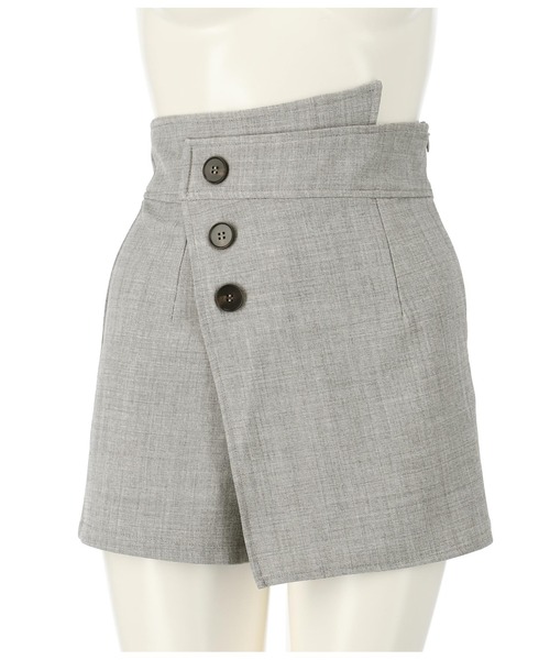 ANAP（アナップ）の「リネンライクラップショートパンツ【セットアップ着用可】（その他パンツ・レディース・モカ/グレー・M/S）」の10枚目の写真