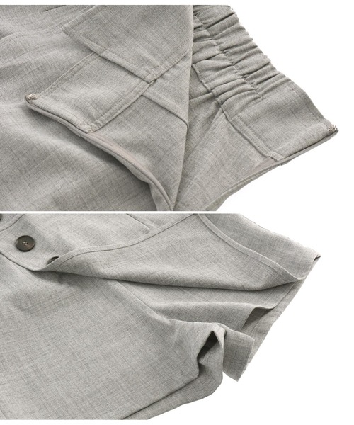 ANAP（アナップ）の「リネンライクラップショートパンツ【セットアップ着用可】（その他パンツ・レディース・モカ/グレー・M/S）」の13枚目の写真