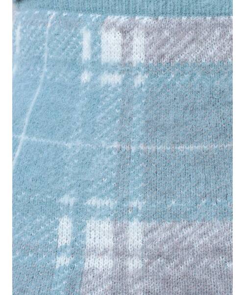 EMODA(エモダ)の「チェックニットミニスカート(スカート・レディース・ブラック/ベージュ/グリーン・FREE)」の18枚目の写真