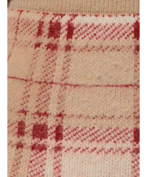 EMODA(エモダ)の「チェックニットミニスカート(スカート・レディース・ブラック/ベージュ/グリーン・FREE)」の8枚目の写真