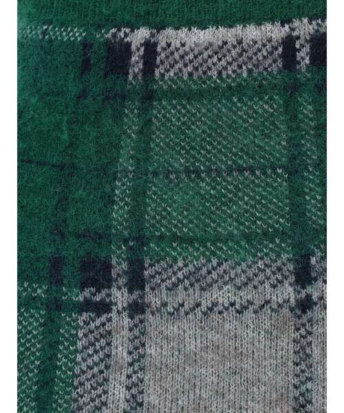 EMODA(エモダ)の「チェックニットミニスカート(スカート・レディース・ブラック/ベージュ/グリーン・FREE)」の22枚目の写真