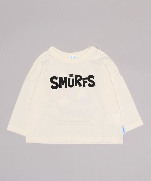 セール】スマーフ長袖バックプリントTシャツ(Tシャツ/カットソー)|サントーワ セール】スマーフ長袖バックプリントTシャツ(Tシャツ/カットソー)|サントーワ