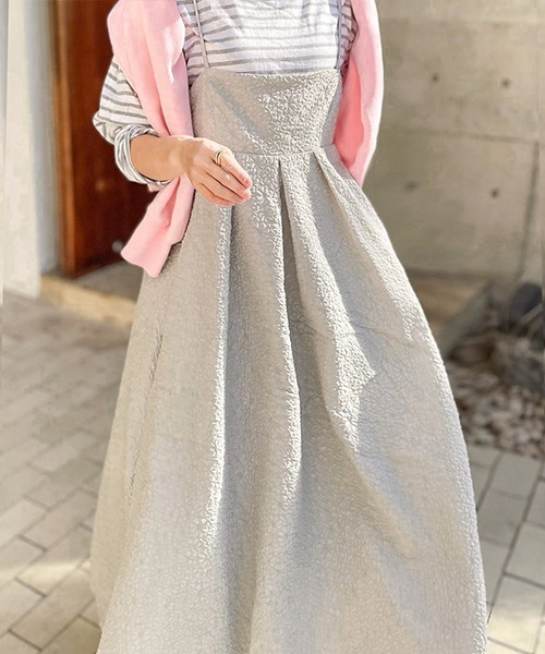 AMELY（エミリー）の「キャミソールワンピース（ワンピース・レディース・ホワイト/ブラック/ネイビー/ブラウン/ライトグレー/ピンク/ブルー/イエロー/グレー系その他/ピンク系その他/ホワイト系その他/ブラック系その他・フリー）」の20枚目の写真