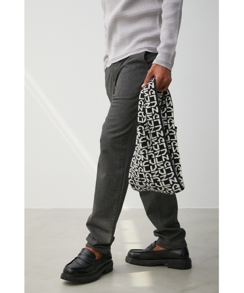 AZUL by moussy(アズールバイマウジー)の「MONOGRAM KNIT MARCHE BAG/モノグラムニットマルシェバッグ(ショルダーバッグ・メンズ・ホワイト系その他/ブラック系その他・FREE)」の11枚目の写真