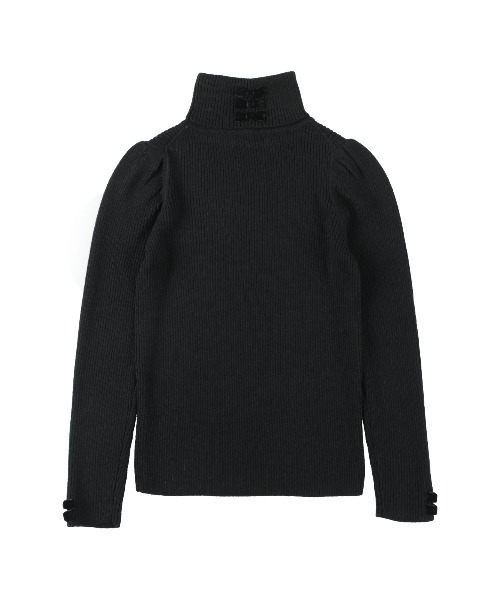 MIRO AMURETTE(ミロアミュレット)の「neck ribbon knit/ネックリボンニット(ニット/セーター・レディース・ブラック・FREE)」の9枚目の写真