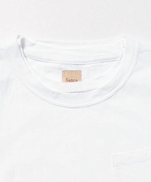 Sanca(サンカ)の「Sanca×BEAMS / 別注 天竺 レイヤード Tシャツ(Tシャツ/カットソー・メンズ・ホワイト/グレー・2/1/3/4)」の7枚目の写真