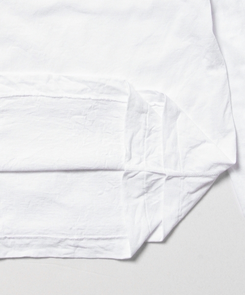 Sanca(サンカ)の「Sanca×BEAMS / 別注 天竺 レイヤード Tシャツ(Tシャツ/カットソー・メンズ・ホワイト/グレー・2/1/3/4)」の9枚目の写真
