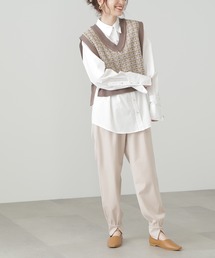 N.（N. Natural Beauty Basic） | ◆スリットジョガーパンツ(スウェットパンツ)