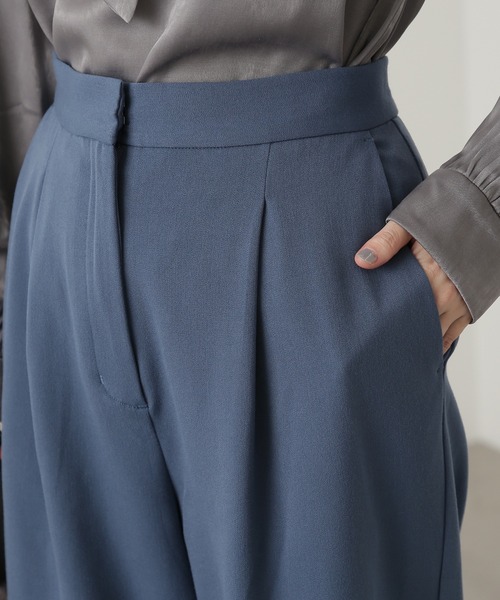 N.(N. Natural Beauty Basic)(エヌエヌナチュラルビューティーベーシック)の「◆スリットジョガーパンツ(スウェットパンツ・レディース・ブラック/ブルー/オフホワイト・MEDIUM)」の13枚目の写真